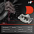 APBC3847 Rear Brake Caliper with Bracket, 2-Wheel Set