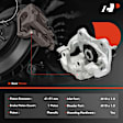 Rear Driver or Passenger Side Brake Caliper 1-Piston A-Premium APBC3888, Sold Individually