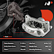 APBC3893 Front Driver Disc Brake Caliper with bracket, Sold Individually