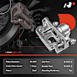 APBC3895 Rear Passenger Side Disc Brake Caliper with Bracket, Sold Individually