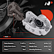 APBC3920 Front Brake Caliper with Bracket, 2-Wheel Set