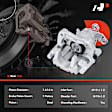 APBC3921 Rear Brake Caliper with Bracket, 2-Wheel Set