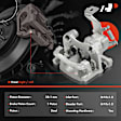 APBC3925 Rear Brake Caliper with Bracket, 2-Wheel Set