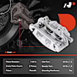APBC4009 Front Brake Caliper with Bracket, 2-Wheel Set
