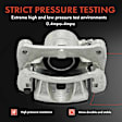 APBC4061 Front Brake Caliper with Bracket, 2-Wheel Set