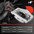 APBC4117 Front Brake Caliper with Bracket, 2-Wheel Set