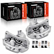 APBC4124 Rear Brake Caliper with Bracket, 2-Wheel Set