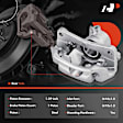 APBC4124 Rear Brake Caliper with Bracket, 2-Wheel Set