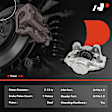 APBC4142 Front Brake Caliper with Bracket, 2-Wheel Set