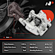 APBC4186 Rear Brake Caliper with Bracket, 2-Wheel Set