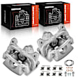 APBC4187 Rear Brake Caliper with Bracket, 2-Wheel Set