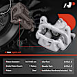 APBC4187 Rear Brake Caliper with Bracket, 2-Wheel Set