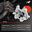 APBC4241 Rear Driver Brake Caliper with Bracket, Sold Individually