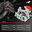 APBC4306 Rear Brake Caliper with Bracket, 2-Wheel Set