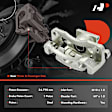 APBC4375 Rear Brake Caliper with Bracket, 2-Wheel Set