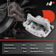 APBC4376 Front Passenger Side Brake Caliper with Bracket, Sold Individually
