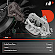 APBC4387 Rear Brake Caliper with Bracket, 2-Wheel Set