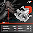 APBC4405 Rear Disc Brake Caliper with Bracket, 2-Wheel Set