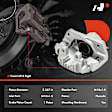 APBC4440 Front Brake Caliper, Set of 2