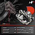 APBC4448 Front Brake Caliper with Bracket, 2-Wheel Set