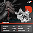 APBC4565 Rear Brake Caliper, Set of 2
