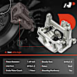 APBC4591 Rear Brake Caliper, Set of 2