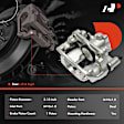 APBC4597 Rear Brake Caliper, Set of 2