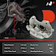 APBC4625 Front Brake Caliper, Set of 2