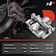 APBC4662 Front, Driver Side Brake Caliper, Sold Individually