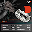 APBC4697 2 Pcs Brake Caliper with Bracket