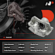 APBC4745 Brake Caliper with Mounting Bracket