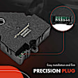 APBDA0536 2 Pcs Main HVAC Blend Door Actuator with 5-Pin