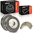 APBDS0111 6 Pcs Rear Brake Drums & Ceramic Brake Shoes