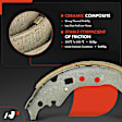 APBDS0144 Rear Brake Drums & Ceramic Brake Shoes