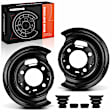 APBDS0227 2 Pcs Rear Brake Dust Shield
