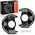 APBDS0345 2 Pcs Black Brake Dust Shield