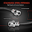 APBHH2724 2 Pcs Rear Brake Hydraulic Hose