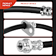APBHH2986 2 Pcs Rear Brake Hydraulic Hose
