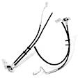 APBHH2996 2 Pcs Front Brake Hydraulic Hose