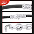 APBHH3009 2 Pcs Front Brake Hydraulic Hose