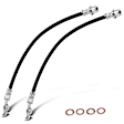 APBHH3143 2 Pcs Rear Brake Hydraulic Hose