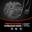 APBHH3392 2 Pcs Rear Brake Hydraulic Hose