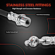 APBHH3496 2 Pcs Front Brake Hydraulic Hose