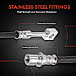 APBHH3586 2 Pcs Front Brake Hydraulic Hose