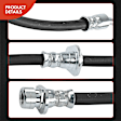 APBHH4075 2 Pcs Front Brake Hydraulic Hose