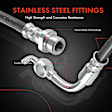 APBHH4203 2 Pcs Front Brake Hydraulic Hose