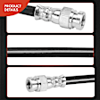 APBHH4387 2 Pcs Rear Brake Hydraulic Hose