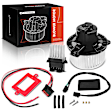 APBM0496 2 Pcs Front HVAC Blower Motor & Resistor Kit