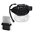 APBM0586 2 Pcs Front HVAC Blower Motor & Resistor Kit