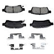 APBPD011 4pcs Rear Driver & Passenger Ceramic Brake Pads with Sensor